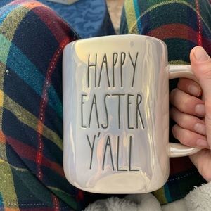 Rae Dunn iridescent Happy Easter Y’all Mug